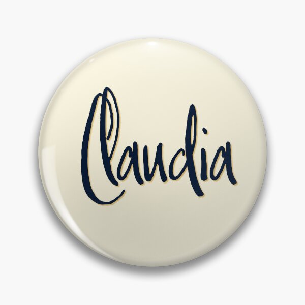 Item preview, CLAUDIA personalized type design designed and sold by CharlottePlaceArt.