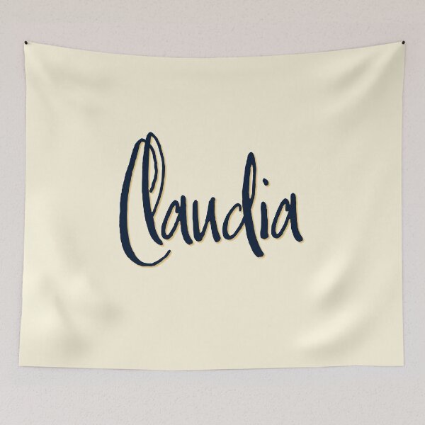 Item preview, CLAUDIA personalized type design designed and sold by CharlottePlaceArt.