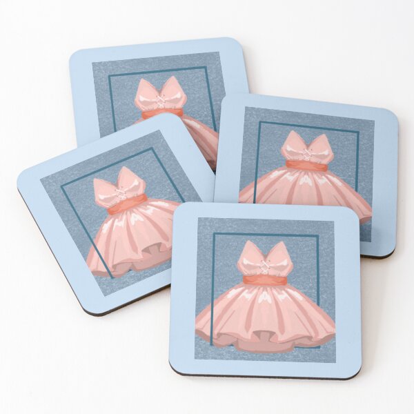 Item preview, Vintage Pink Ballerina Dress Illustration designed and sold by Anstudio1.