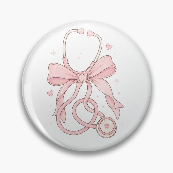Item preview, Coquette Ribbon Stethoscope Design designed and sold by teemix.