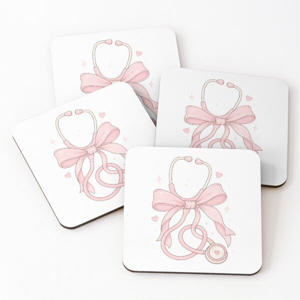 Item preview, Coquette Ribbon Stethoscope Design designed and sold by teemix.