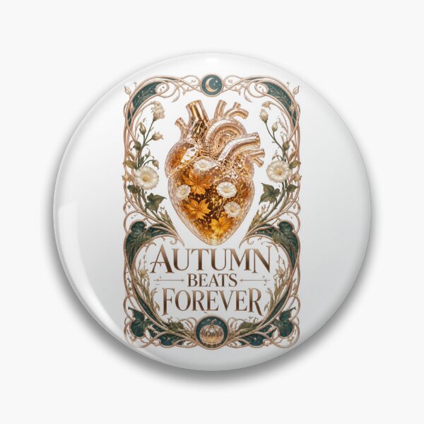 Item preview, Autumn Beats Forever Anatomical Heart Halloween designed and sold by Sovereign Supply Co..