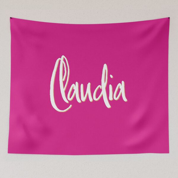 Item preview, CLAUDIA personalized type design designed and sold by CharlottePlaceArt.