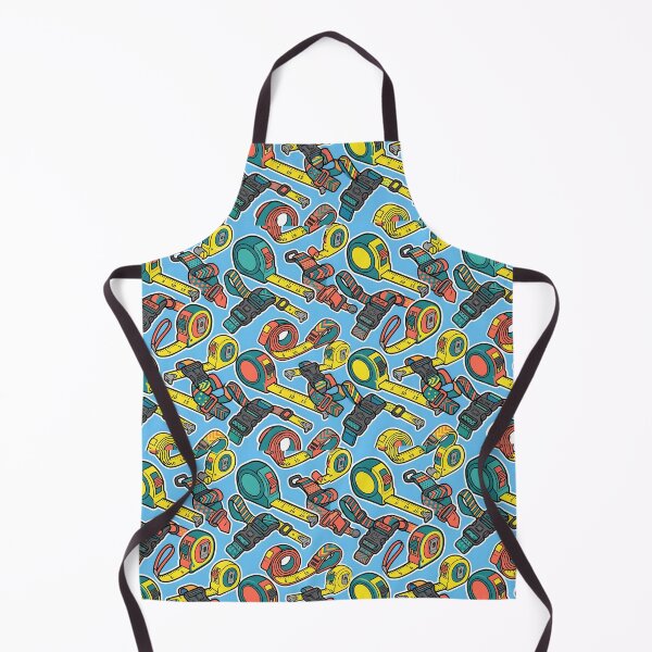 Item preview, Measuring Tapes And Luggage Straps Seamless Pattern Craft Tool Art designed and sold by SplashTastic.
