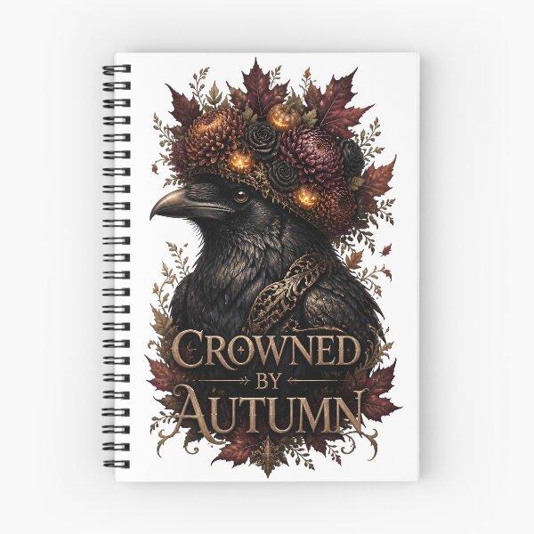 Item preview, Crowned By Autumn Crow Raven Halloween designed and sold by Sovereign Supply Co..