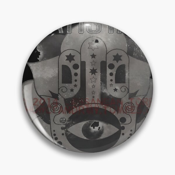 Item preview, Mystic Hamsa Eye Symbol Spiritual Lotus Design designed and sold by TypoEmporium.