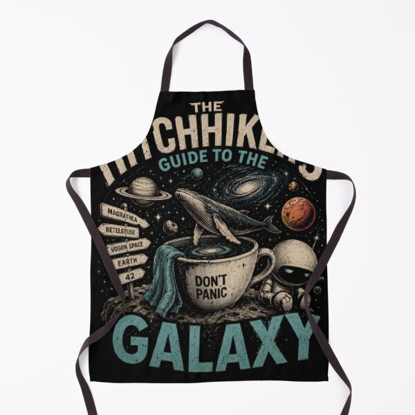 Item preview, Retro Cosmic Galaxy Hitchhiker Towel Design designed and sold by Shakhbata-1.