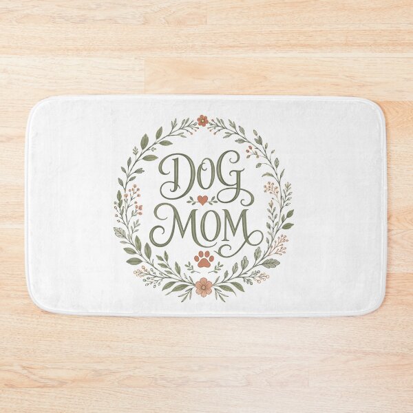 Item preview, Cottagecore Botanical Dog Mom Frame designed and sold by teemix.