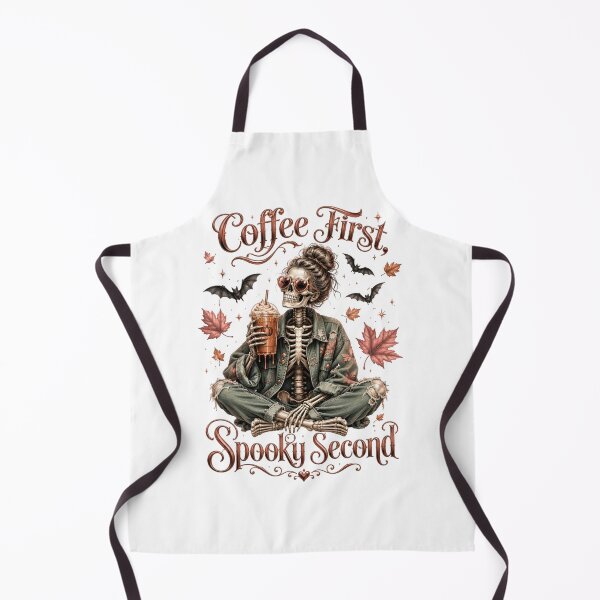 Item preview, Coffee First Spooky Second Skeleton Halloween designed and sold by Sovereign Supply Co..