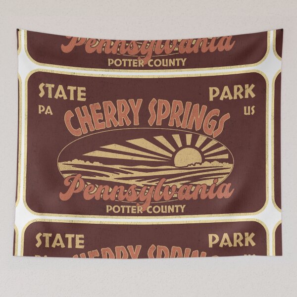 Item preview, Cherry Springs State Park, Potter County, Pennsylvania, badge design designed and sold by Wanderful-roads.