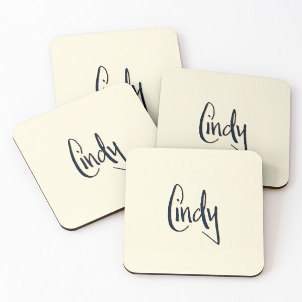 Item preview, CINDY personalized type design designed and sold by CharlottePlaceArt.