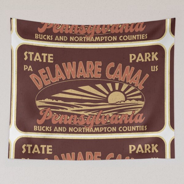Item preview, Delaware Canal State Park, Bucks and Northampton Counties, Pennsylvania, badge design designed and sold by Wanderful-roads.