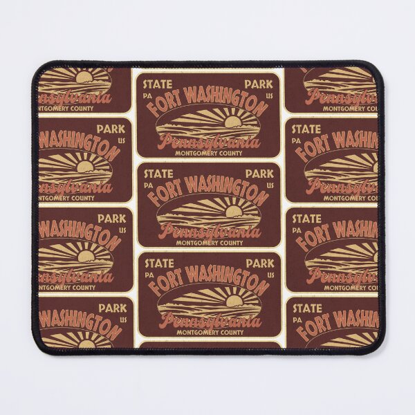 Item preview, Fort Washington State Park, Montgomery County, Pennsylvania, badge design designed and sold by Wanderful-roads.