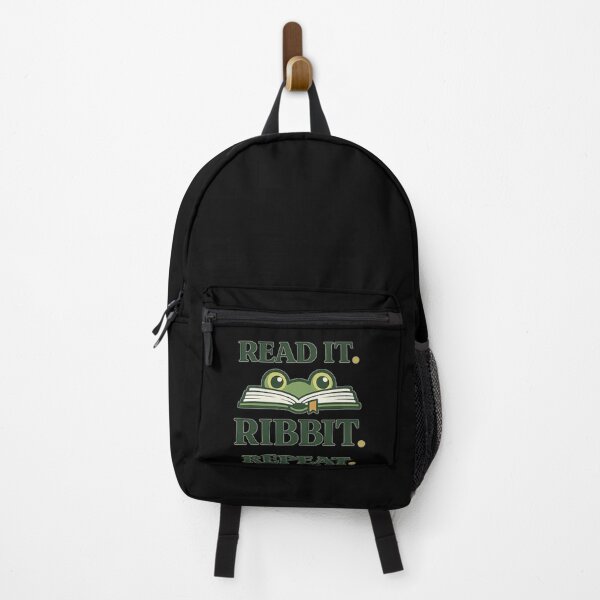 Item preview, Read It Ribbit Repeat – Funny Frog Book Lover Reading Pun designed and sold by Made You Smirk.