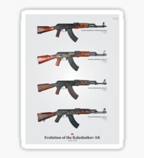 Evolution of the Kalashnikov AK Sticker