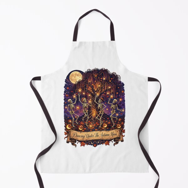 Item preview, Dancing Under The Autumn Moon Skeleton Halloween designed and sold by Sovereign Supply Co..