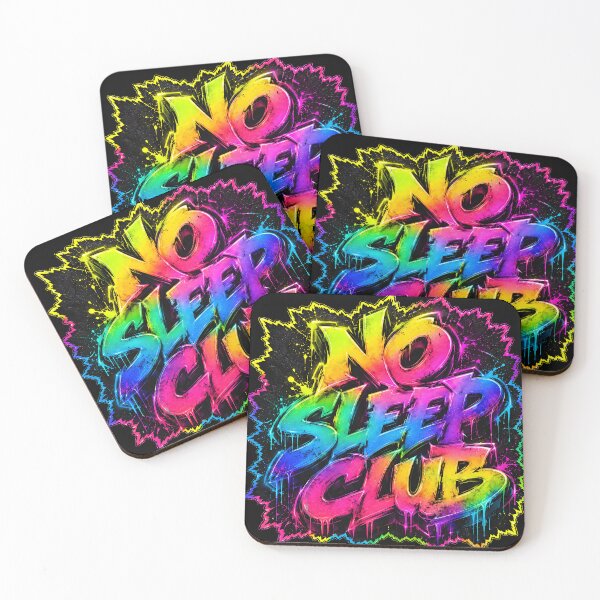 Item preview, No Sleep Club – Neon Nightlife Graffiti designed and sold by RH Design Lab.