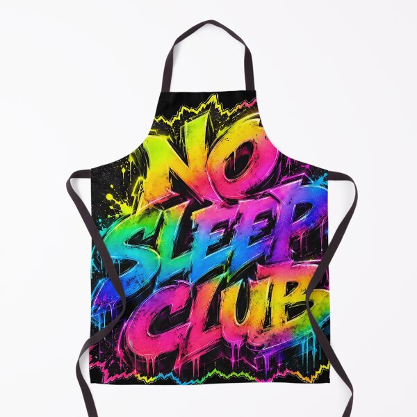 Item preview, No Sleep Club – Neon Nightlife Graffiti designed and sold by RH Design Lab.