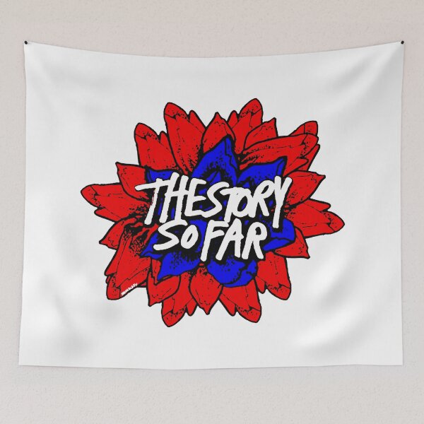 Item preview, Red And Blue Flower Pop Punk designed and sold by MosiUniq.