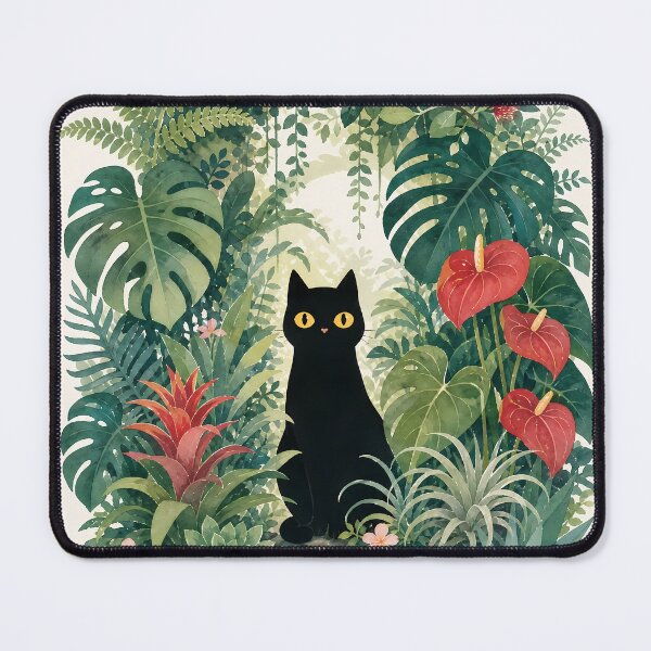 Item preview, Popoki - Cute Black Cat designed and sold by PurrfectHome.