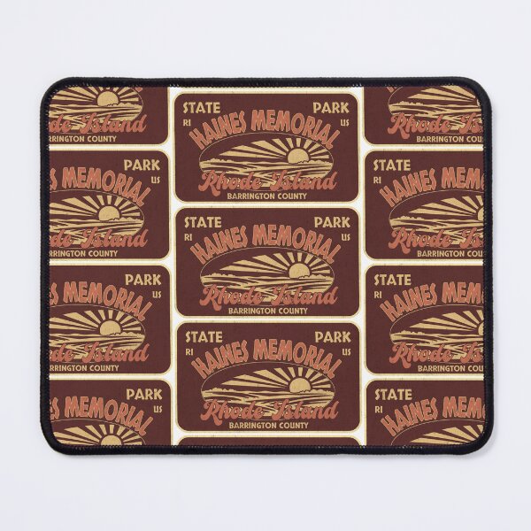 Item preview, Haines Memorial State Park, Barrington County, Rhode Island, badge design designed and sold by Wanderful-roads.