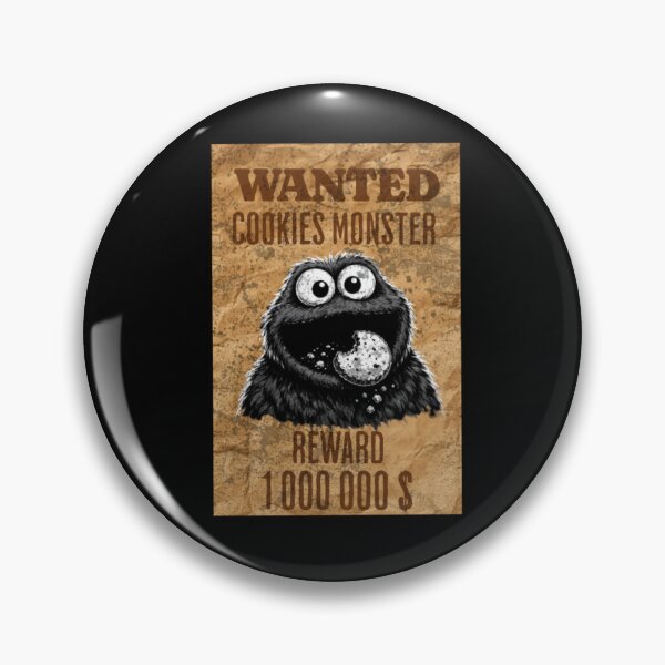 Item preview, Cookies Monster Wanted  designed and sold by TheEndDesign.
