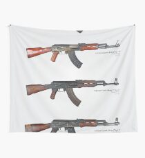 Evolution of the Kalashnikov AK Wall Tapestry