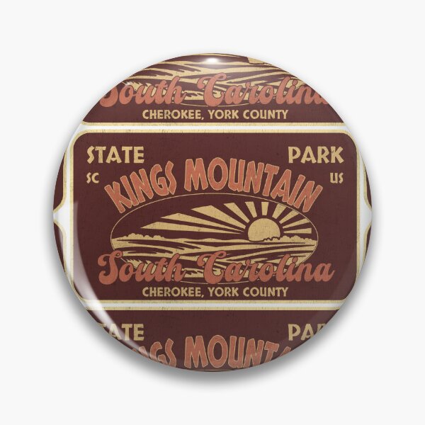 Item preview, Kings Mountain State Park, Cherokee, York County, South Carolina, badge design designed and sold by Wanderful-roads.
