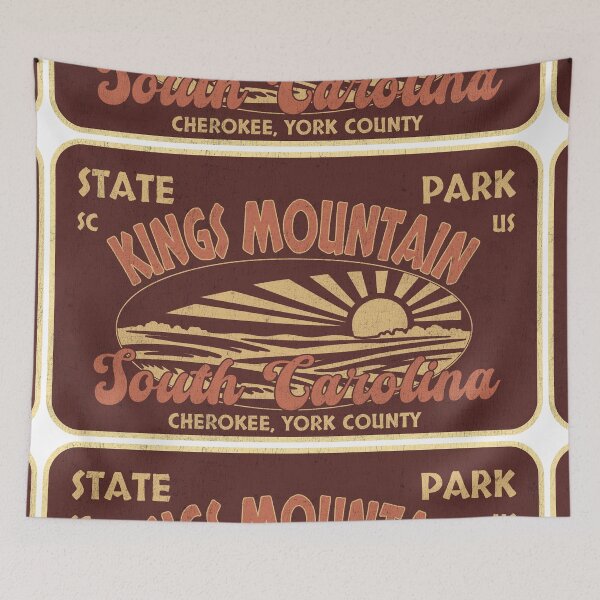 Item preview, Kings Mountain State Park, Cherokee, York County, South Carolina, badge design designed and sold by Wanderful-roads.