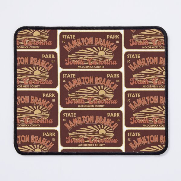 Item preview, Hamilton Branch State Park, McCormick County, South Carolina, badge design designed and sold by Wanderful-roads.
