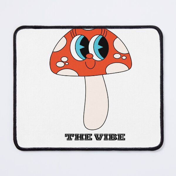 Item preview, Retro Groovy Mushroom The Vibe Cartoon Sticker designed and sold by VibeTees38.