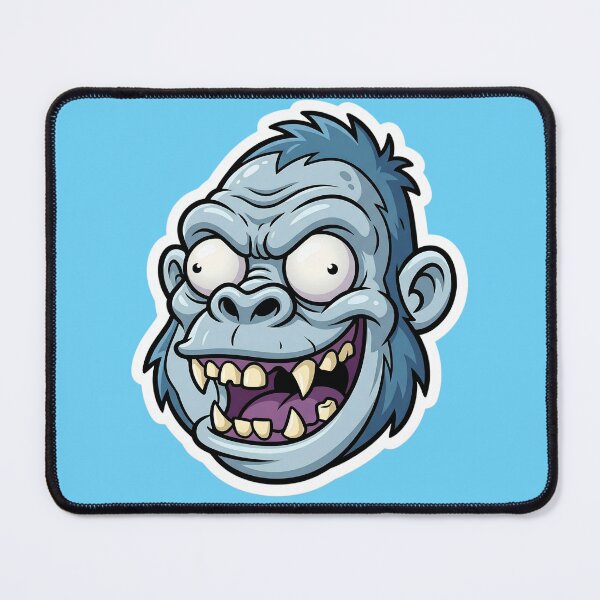 Item preview, Zombie Shark Cartoon Sticker 1 | Funny Undead Shark Face | Creepy Cute Monster Ocean Art | Horror Halloween Die Cut Sticker designed and sold by Bhaskar Digital Art.