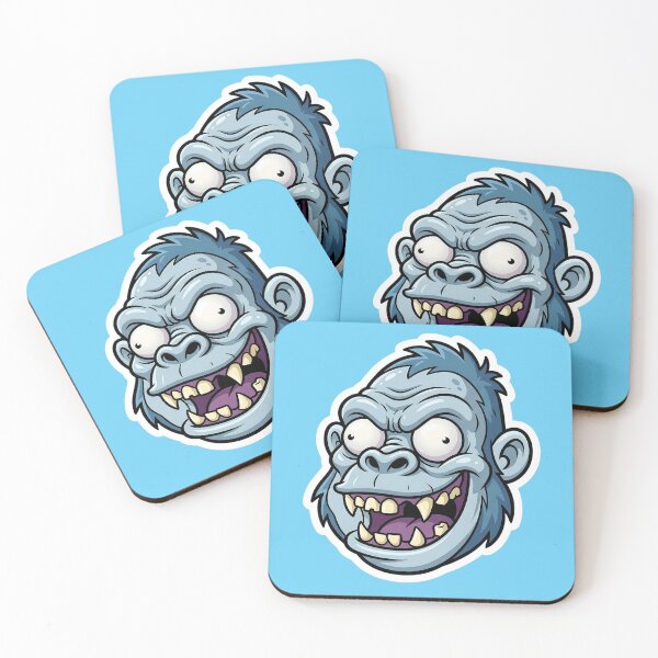 Item preview, Zombie Shark Cartoon Sticker 1 | Funny Undead Shark Face | Creepy Cute Monster Ocean Art | Horror Halloween Die Cut Sticker designed and sold by Bhaskar Digital Art.