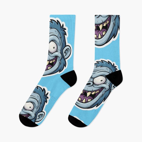 Item preview, Zombie Shark Cartoon Sticker 1 | Funny Undead Shark Face | Creepy Cute Monster Ocean Art | Horror Halloween Die Cut Sticker designed and sold by Bhaskar Digital Art.