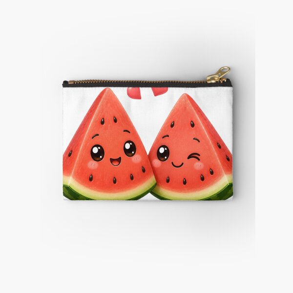 Item preview, Cute Watermelon Soulmates Kawaii Sticker designed and sold by NakottaFashion.