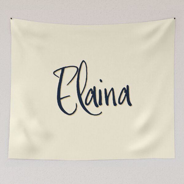 Item preview, ELAINA personalized type design designed and sold by CharlottePlaceArt.