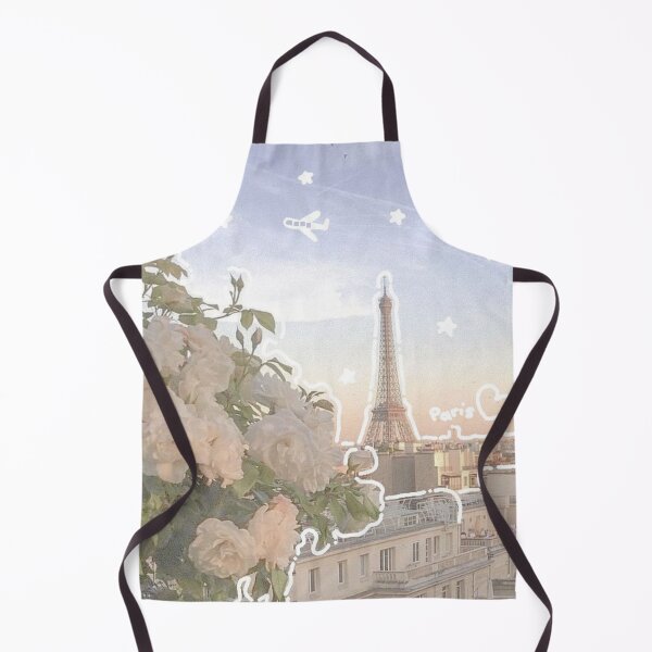 Artikelvorschau, Verträumte Pariser Ästhetik | Illustration von Eiffelturm, pastellfarbenem Himmel und floraler Stadtlandschaft entworfen und verkauft von Rohinirohi029.