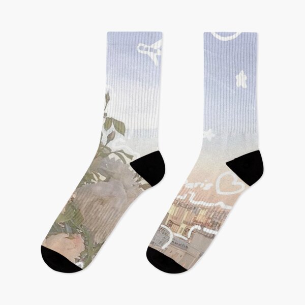 Item preview, Dreamy Paris Aesthetic | Eiffel Tower Pastel Sky & Floral Cityscape Illustration designed and sold by Rohinirohi029.