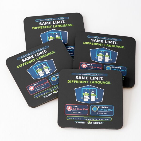 Item preview, USA to Europe Airport Liquids Guide designed and sold by smartpaxcezar.