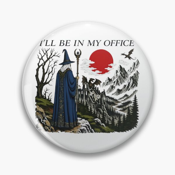 Item preview, I’ll Be in My Office Wizard Fantasy Art designed and sold by oliviamaer.
