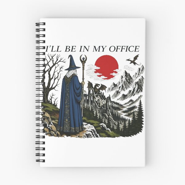 Item preview, I’ll Be in My Office Wizard Fantasy Art designed and sold by oliviamaer.