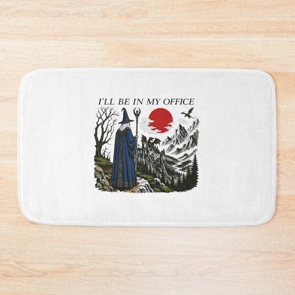 Item preview, I’ll Be in My Office Wizard Fantasy Art designed and sold by oliviamaer.