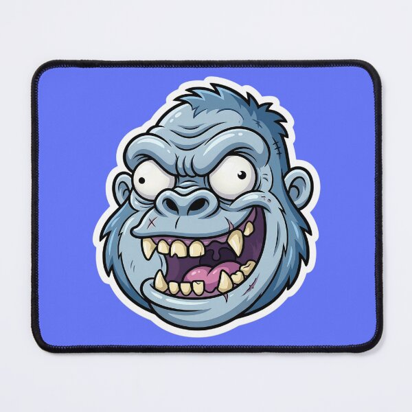Item preview, Zombie Shark Cartoon Sticker 1 | Funny Undead Shark Face | Creepy Cute Monster Ocean Art | Horror Halloween Die Cut Sticker designed and sold by Bhaskar Digital Art.