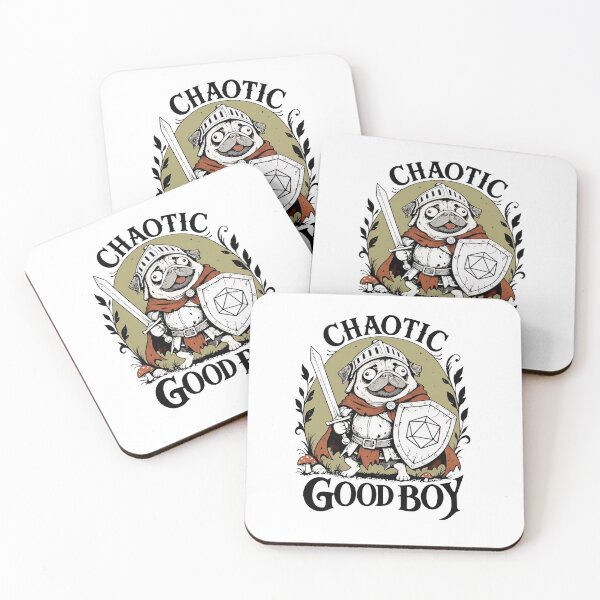 Item preview, Pug knight dungeons and dragons chaotic good boy adventure designed and sold by oliviamaer.