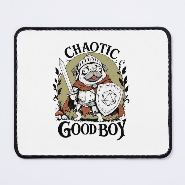 Item preview, Pug knight dungeons and dragons chaotic good boy adventure designed and sold by oliviamaer.