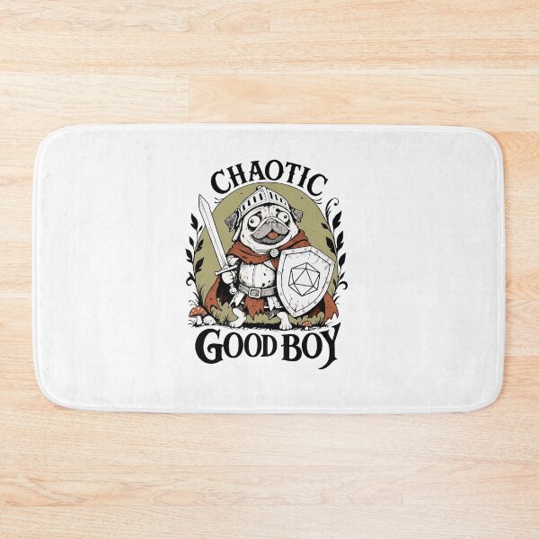 Item preview, Pug knight dungeons and dragons chaotic good boy adventure designed and sold by oliviamaer.
