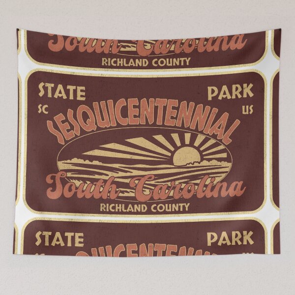 Item preview, Sesquicentennial State Park, Richland County, South Carolina, badge design designed and sold by Wanderful-roads.
