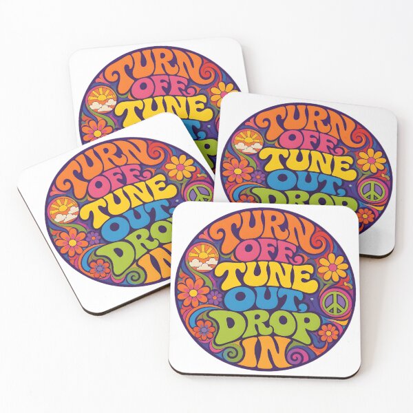 Item preview, Turn Off, Tune Out, Drop In – Retro Psychedelic Design designed and sold by ZombieZooCuties.