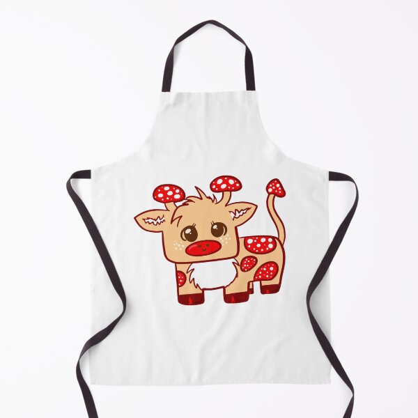 Item preview, Mooooooshroom Cow Cute Kawaii Red Mushroom Cattle Design designed and sold by SaturnClub.