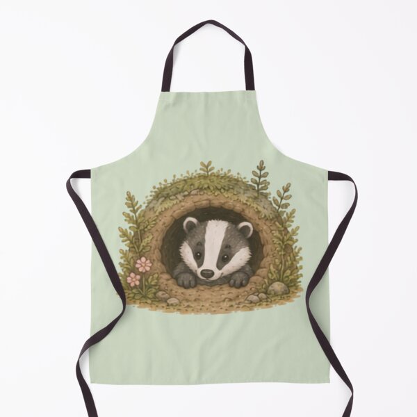 Item preview, Peekaboo Badger designed and sold by MellowMunchkins.